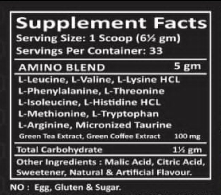 EAA 33 SERVINGS 215 GM. in bathinda